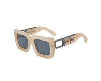 Off-White Sonnenbrille Boston Sand Dunkelgrau Beige Grau Mann Frau