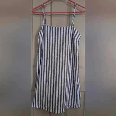 A New Day Linen/Rayon Blend Summer Dress - Size Small | eBay