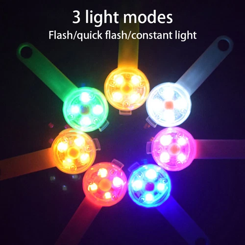 LED Dog Cat Collar Light Flashing Tag Pendant Warning USB Waterproof - Picture 3 of 13