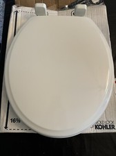 KOHLER 20455-0 Ridgewood Quiet Close Toilet Seat In White 16 5/8
