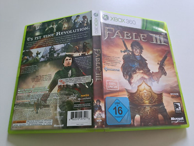 Xbox 360 Spiel Fable III 3 Wendecover OVP Anleitung TOP deutsch