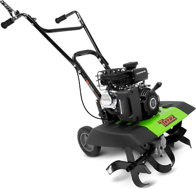 Tazz 35310 2-in-1 Front Tine Tiller/Cultivator, 79cc 4-Cycle Viper Engine Green