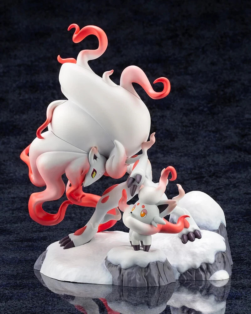 Pokemon Center Original Hisuian Zorua & Zoroark Figure by