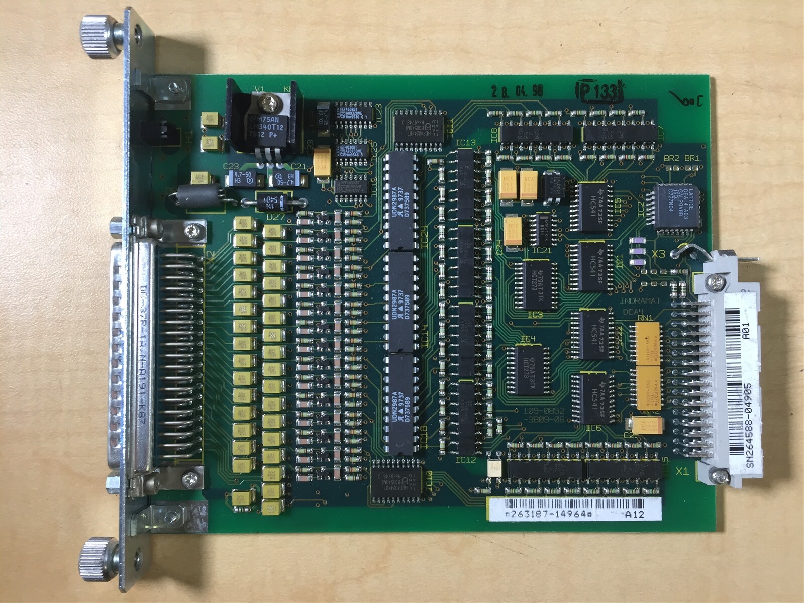 Indramat DEA 4.2 X17 Plug-In Interface I/O Module Digital Intelligent Drive U8