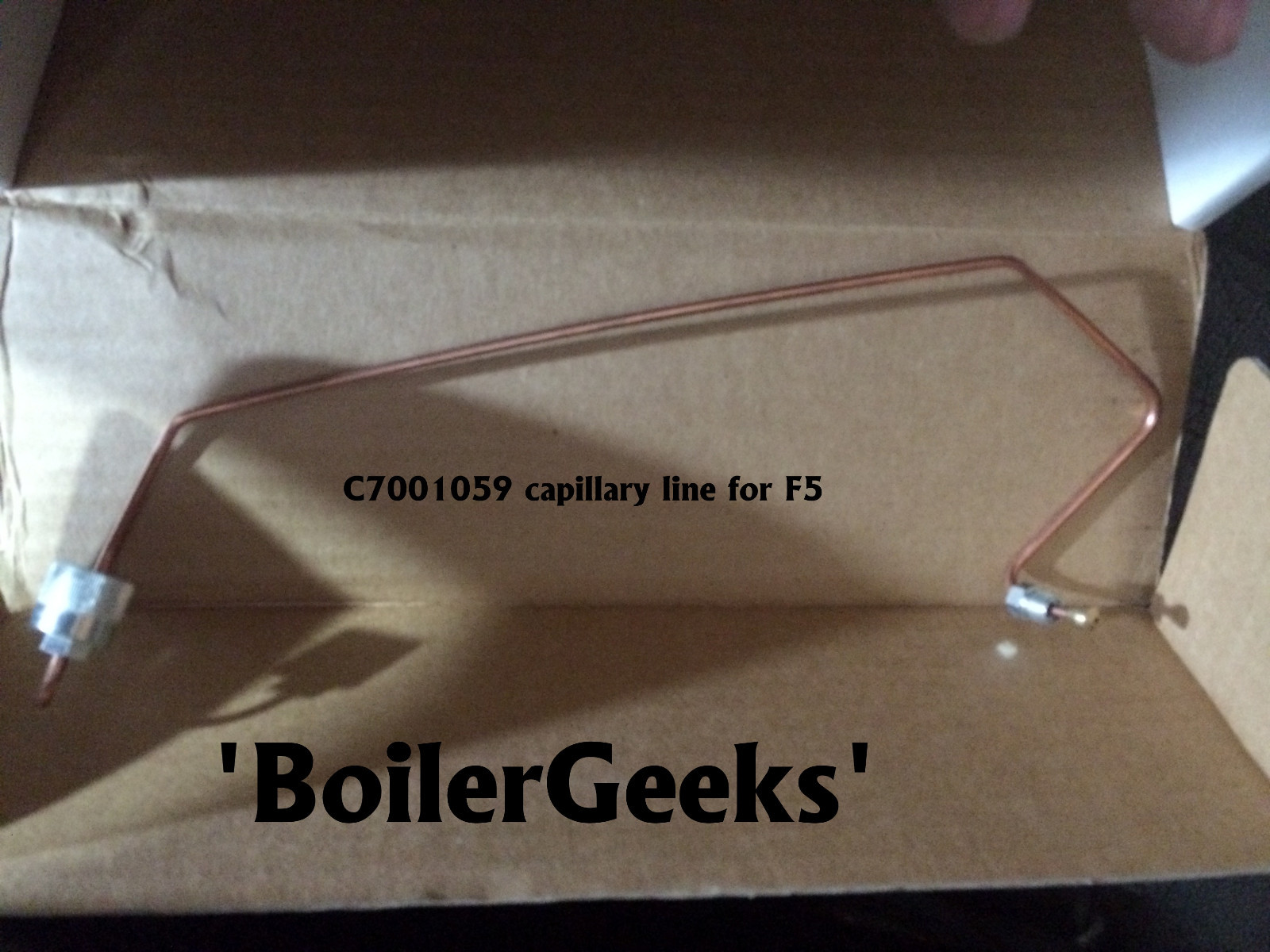 RIELLO BURNER Fuel Oil Capillary Line for Hydraulic Jack C7001059 F5