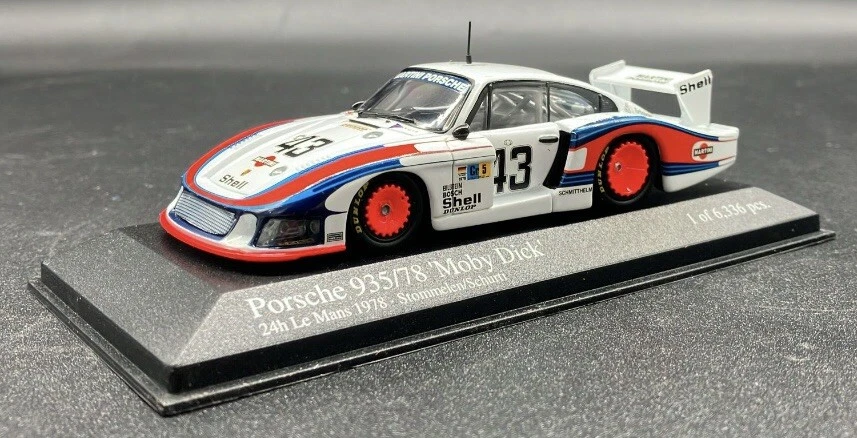 Miniature Porsche 935 1978 1/18 Werk83 /78 Moby Dick 24h Le Mans #43 1