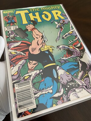   Thor #346 Newsstand Mylar  1st Hounds of the Hunter Cask of Ancient Winter