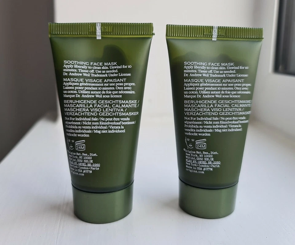Origins Mega Mushroom Relief & Resilience Soothing Facial Face Mask 2 x 30ml - Image 2 of 2