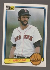 1983 Donruss Mark Clear Boston Red Sox #361 Near Mint or Better