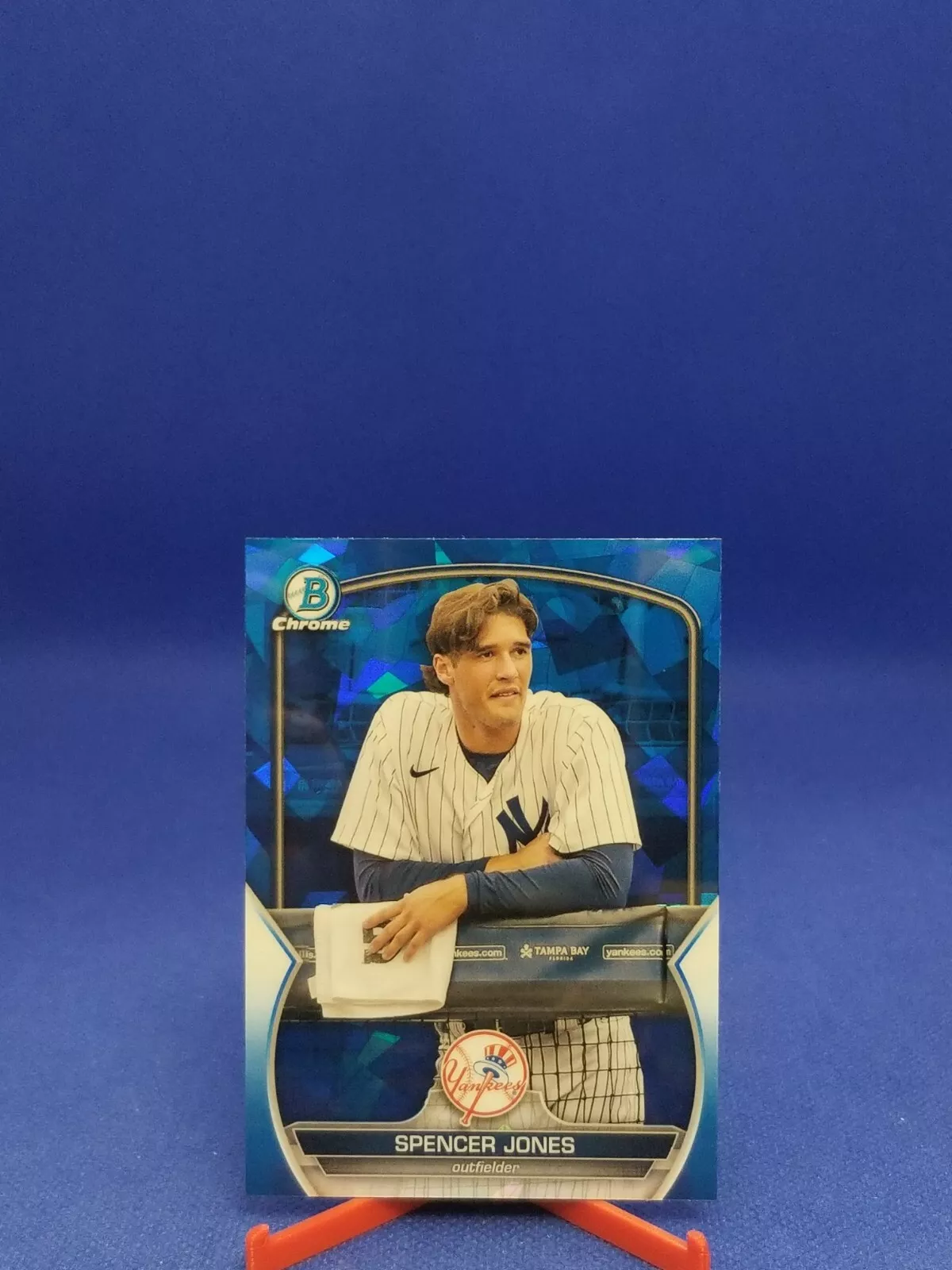 SPENCER JONES 2023 Bowman Chrome Sapphire Image Variation SP #BCP-178