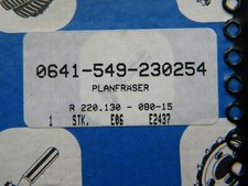 Planmesserkopf R220.130-080-15 für Platten SEKN 1504 baugleich Seco