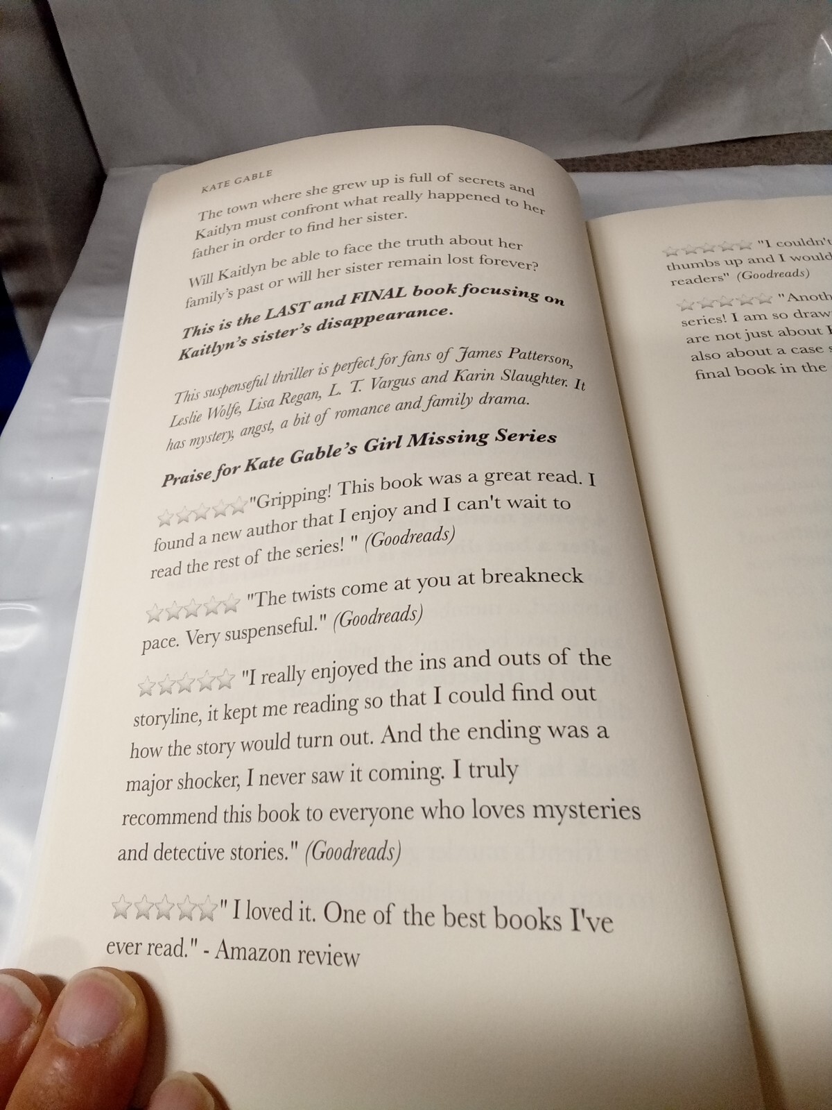 Girl Lost by Gable, Kate 9781632252715 eBay