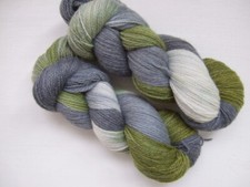 HAND DYED 100 WOOL yarn set, 2 skeins - 300gr 2 x 150 gr 