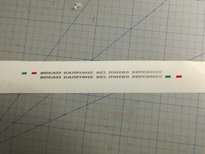 Adhesive Sticker Set CODONE DUCATI 748 916 996 Superbike DESMOQUATTRO Einzelsitz