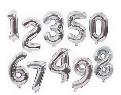 Zahlenballons 32'' 40'' Folie Geburtstag Party groß riesig Helium Luft Deko