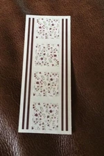 🔥VINTAGE Creative Memories  Stickers WINTER FLORAL SQUARES & LINES NLA NOS *