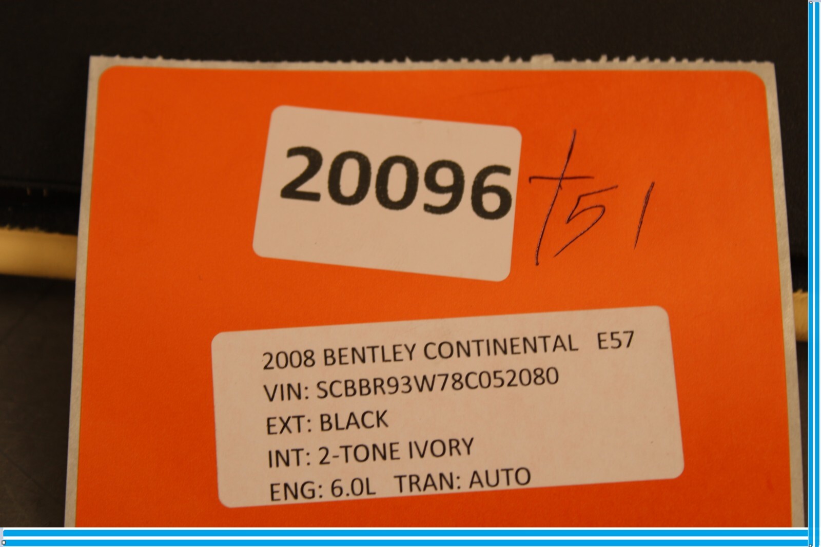 Bentley Continental 2006-2012 Front Right Side panel P/N 3W4867324C