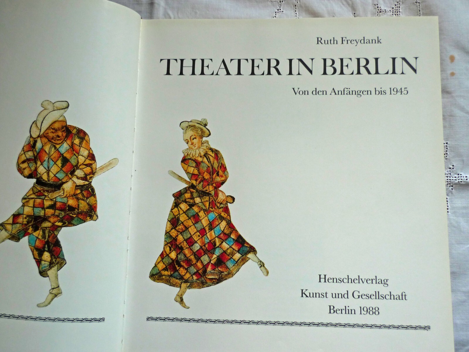 Thumbnail - Freydank: Theater In Berlin. Von Den Anfängen Bis 1945 Tadelloser