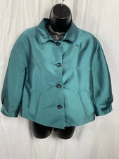 Lavia Womens Green Polyester Coat Size 42