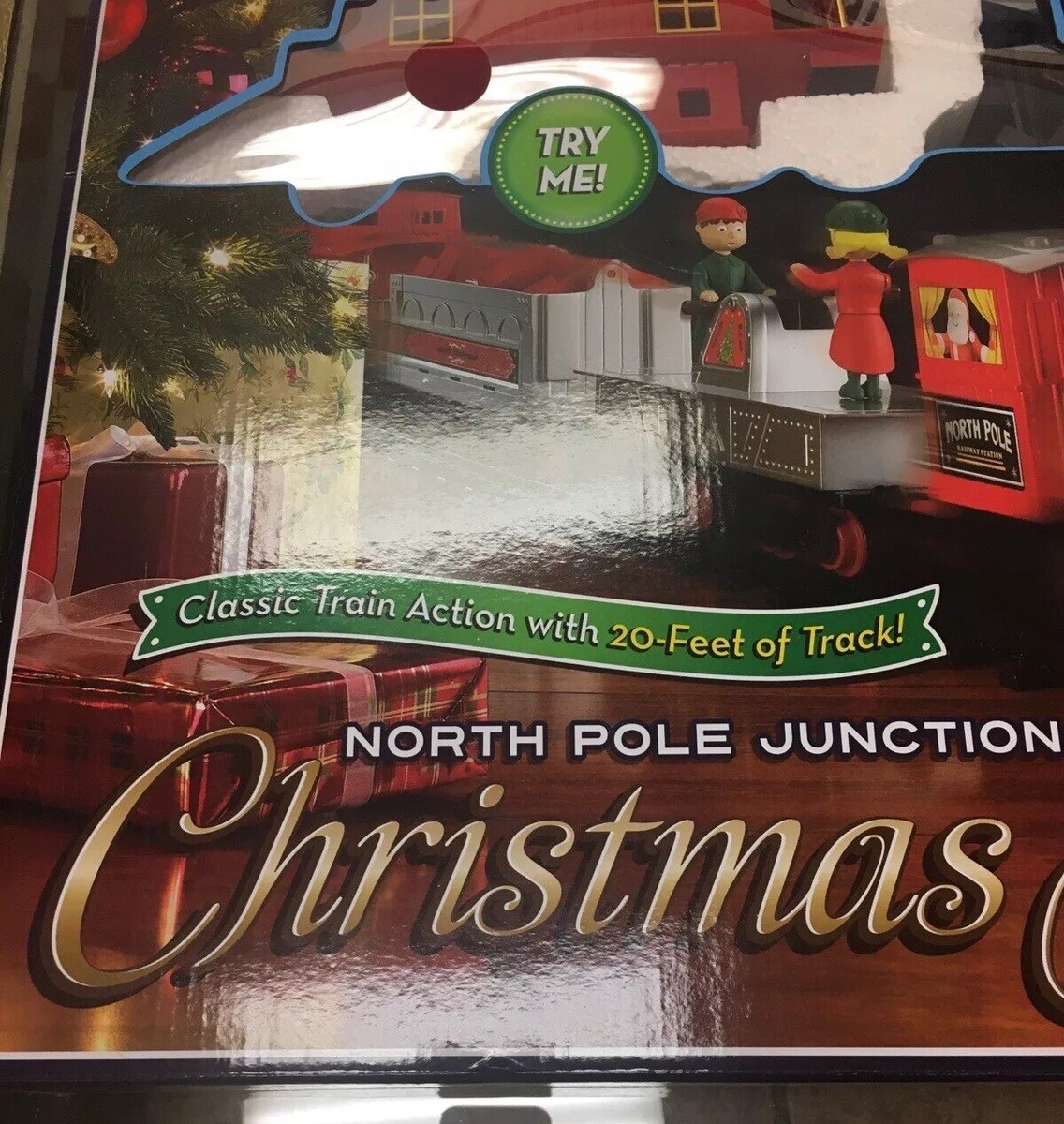 North Pole Junction Christmas Train Set Blue Hat Toy Company North Pole Junction Christmas Train Set Blue Hat Toy Company