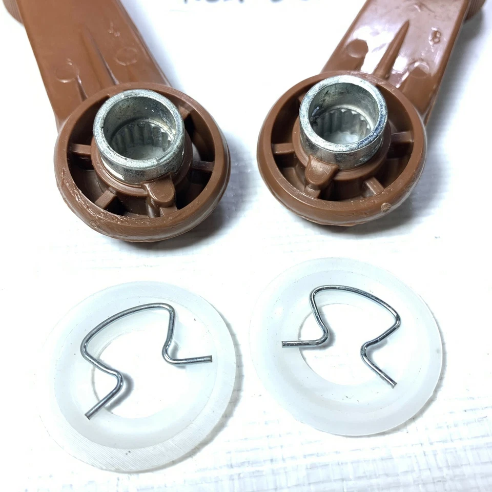 Manija de manivela regulador de ventana panel de puerta interior para Toyota Corolla KE70 1979-1984 Foto 3 de 4