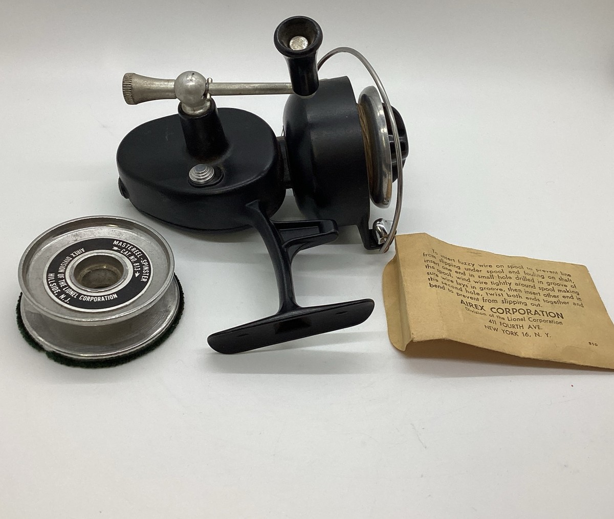 オールド スピニング リール Airex Vagabond Model 1 Airex Lionel Vagabond Model 1 Spinning Reel Fishing Vintage