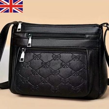 Womens Ladies Multi Pocket Messenger Bag Handbag Cross Body Bags Shoulder Bag