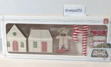 Target Bullseye Playground Christmas Gingerbread Village Mini Figures 6 Ct Set