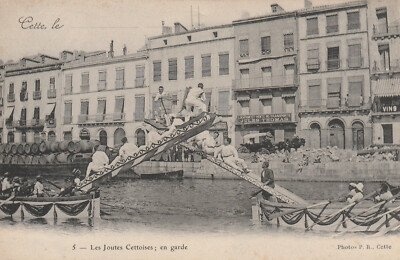 34 CPA N° 5 CE Les joutes Cettoises, in Garde