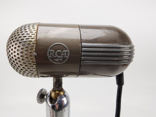 Micrófono de presión RCA 88-A de colección probado funcionando 88A años 40 como está - Imagen 6 de 16