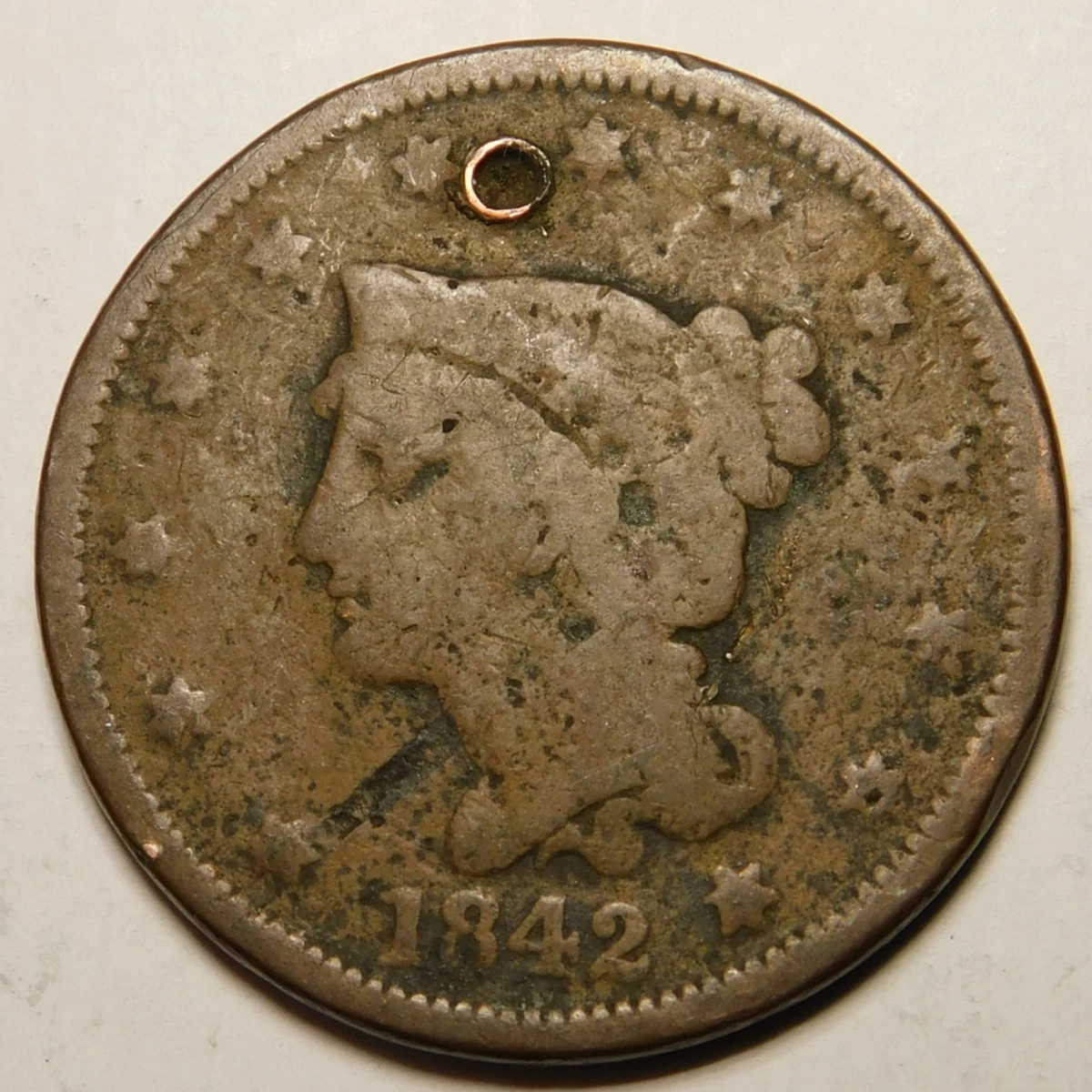 1842 Year Braided Hair Large Cents (1839-1857) for sale | eBay