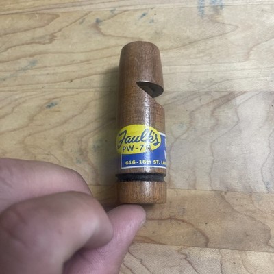 Vintage Wood Faulk's PW-70 Pintail Whistle Lake Charles