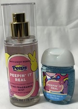 NEW Bath Body Works PEEPS Peepin It Real Fragrance Mist Hand Sanitizer