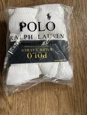 Polo Ralph Lauren Herren Crew-Socken weiß Lo...