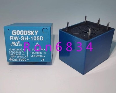 6pcs used RW-SH-105D(5-pin) relay #as