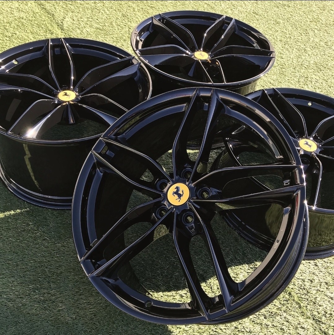 FERRARI 488 WHEELS  SET OF 4! FORGED  ALSO FIT 2018 2017 upgrade!!