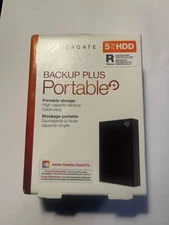 New Seagate Backup Plus 5TB Portable External Hard Drive USB 3.0 STHP5000400