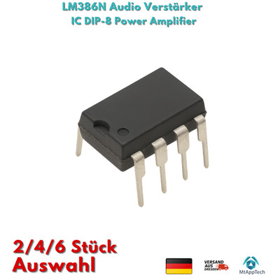 LM386N LM386 Audio Verstärker IC DIP-8 Power Amplifier