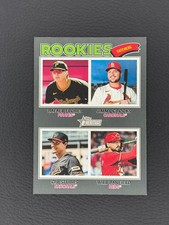 2026 FLORES/CROOKS/STUBBS/BANEFIELD TOPPS HERITAGE ROOKIES CATCHERS GREY BORDER 