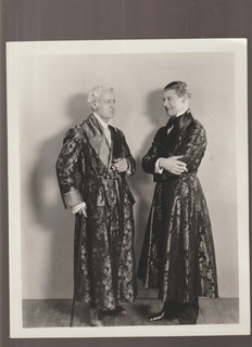 8X10 B&W PHOTO OF SCENE 2 MEN IN LONG ROBES ???