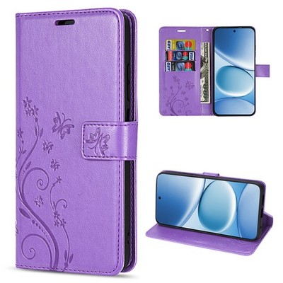 Hülle für Xiaomi Redmi Note 15 Pro 5G Handyhülle Wallet Case Klapphülle Lila