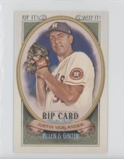 2021 Topps Allen & Ginter's Boxloader Rip Cards Justin Verlander #BRC-JV x0y