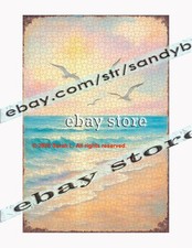 1000 piece jigsaw puzzle Seaside Sunset beach