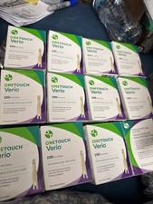 100 OneTouch Verio Test Strips exp 5 6/2026  See Pic Sale 19.99 2