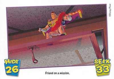 Topps 2010 Toy Story 3 Disney Pixar Hide 26 & Seek 33 Friend on a Mission