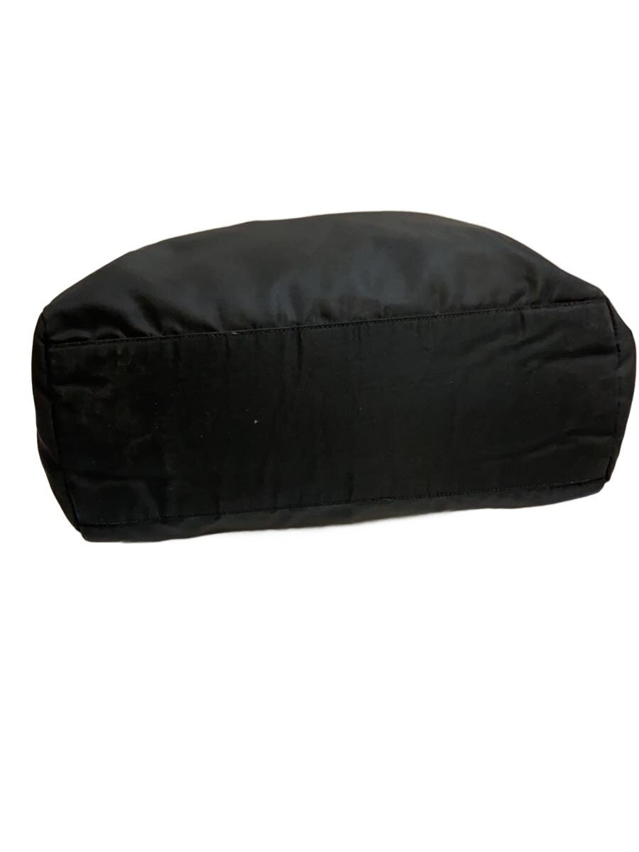 PRADA Handbag Nylon BLK Solid With Scratches and … - image 4