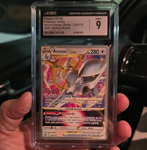 Arceus VSTAR 123/172 Swsh09: Brilliant Stars Holo Ultra Rare EN 280HP CGC