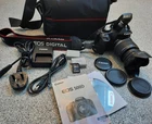 Canon EOS 500D 15.1MP Digital Camera with EF-S 18-55mm IS Zoom Lens & Bag