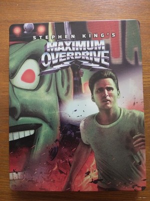 Maximum Overdrive (1986) Blu-ray Steelbook - Used - Stephen King Vestron Video