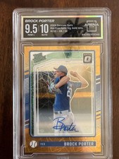 2024 Donruss Optic | #151 Brock Porter | Rtd Pros Sig Gold Velocity /10